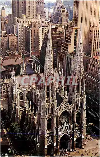 Moderne Karte St Patrick's Cathedral in New York City