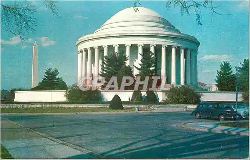 Moderne Karte Jefferson Memorial Washington DC