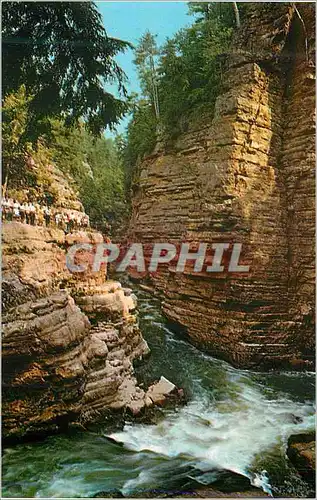 Moderne Karte Ausable Chasm New York Hell's Gate at Ausable Chasm