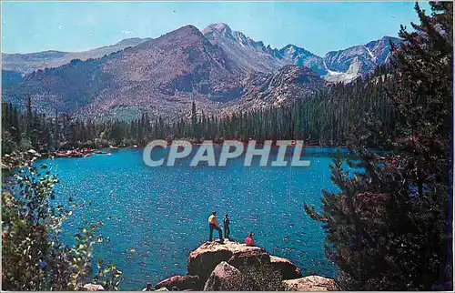Cartes postales moderne Rocky Mountain National Park Colorado Bear Lake and Long's Peak