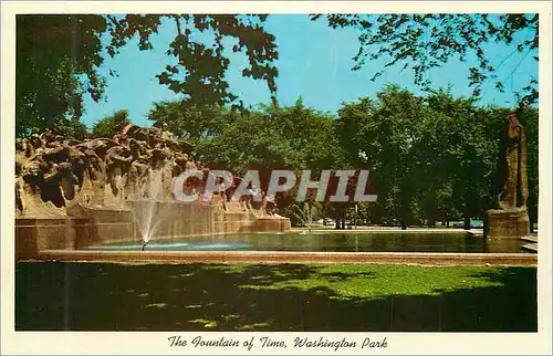 Cartes postales moderne Chicago The Foutain of the Time Washington Park