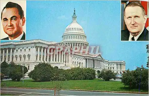 Moderne Karte George C Wallace Governor of Alabama 1963 1967 Jim Allen Lieutenant Governor of Alabama 1963 196