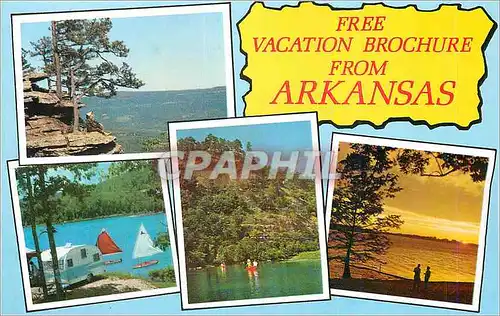 Cartes postales moderne Free Vacation Brochure from Arkansas