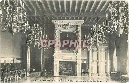 Cartes postales La Rochelle Hotel de Ville La Grande Salle des Fetes