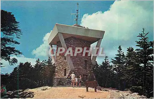 Ansichtskarte AK Observation Tower on mt Mitchell Elevation Highest Point in Eastern America