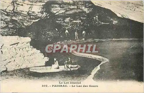 Ansichtskarte AK Padirac Le Lot Illustre Le Lac dees Gours
