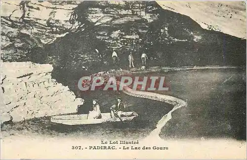 Cartes postales Padirac Le Lot Illustre Le Lac dees Gours