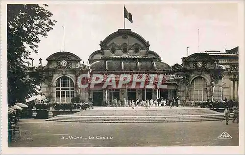 Moderne Karte Vichy Le Casino