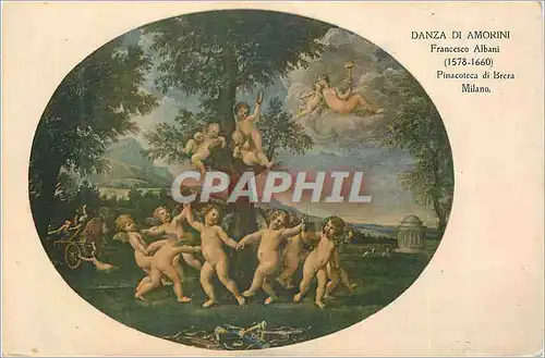Cartes postales Milano Danza di Amorini Francesco Albani (1578 1660) Pinacoteca di Brera