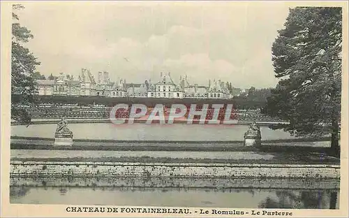 Ansichtskarte AK Chateau de Fontainebleau Le Romulus Le Parterre