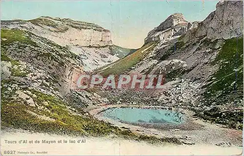 Cartes postales Tours d'Ai et de Mayen et le Lac d'Ai