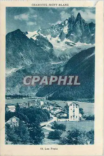 Cartes postales Chamonix Mont Blanc Le Pratz