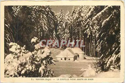 Cartes postales Ventron (Vosges) La Chapelle Frere Joseph en Hiver