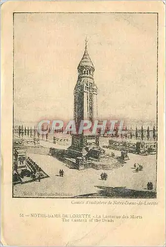 Cartes postales Notre Dame de Lorette La Lanterne des Morts