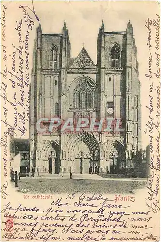 Cartes postales Nantes La Cathedrale