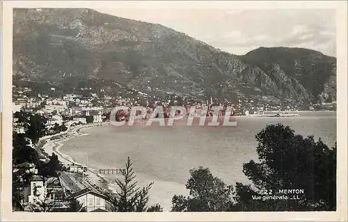 Cartes postales moderne Menton Vue Generale