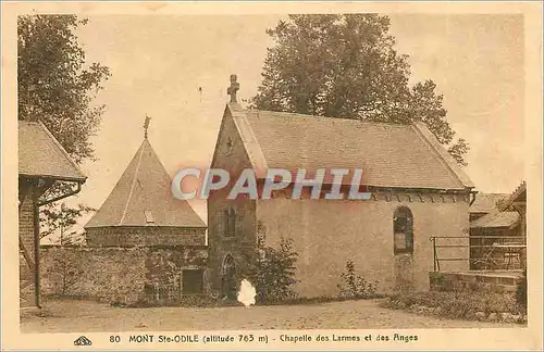 Ansichtskarte AK Mont Ste Odile (altitude 763 m) Chapelle des Larmes et des Anges