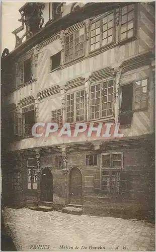 Cartes postales Rennes Maison de Du Guesclin