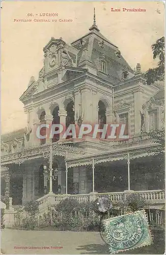 Ansichtskarte AK Luchon Les Pyrenees Pavillon Central du Casino