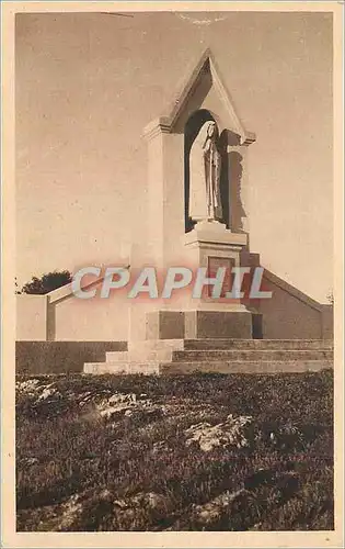 Ansichtskarte AK Cornillon (Gard) Statue Votive de Notre Dame de Fatima Erigee sur la Colline Saint Sauveur