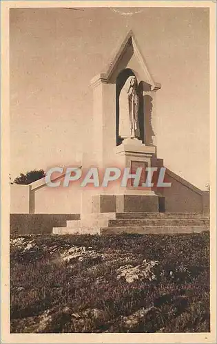 Cartes postales Cornillon (Gard) Statue Votive de Notre Dame de Fatima Erigee sur la Colline Saint Sauveur
