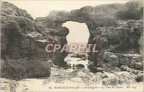 Cartes postales Bureau St Palais Cote d'Argent Le Pont du Diable