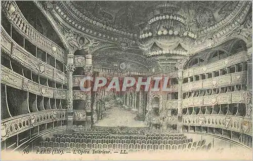 Cartes postales Paris (IXe) L'Opera Interieur