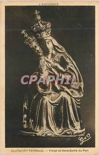 Cartes postales Clermont Ferrand Vierge de Notre Dame du Port