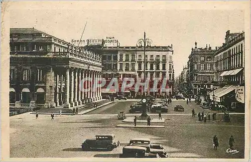 Cartes postales Bordeaux Place de la Comedie
