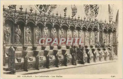 Cartes postales Colmar La Cathedrale Les Stalles