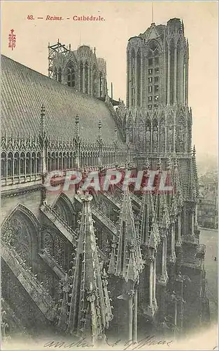 Cartes postales Reims Cathedrale