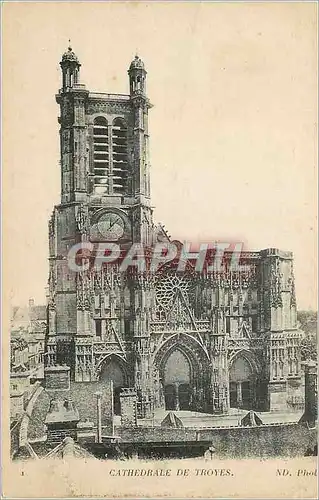 Cartes postales Cathedrale de Troyes