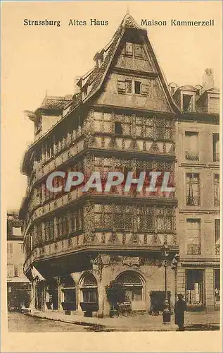 Cartes postales Strassburg Altes Haus Maison Kammerzell