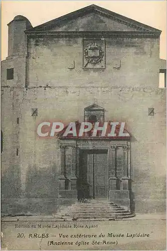 Cartes postales Arles Vue Exterieure du Musee Lapidaire (Ancienne Eglise Ste Anne)