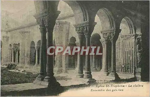 Cartes postales Arles Eglise St Trophime Le Cloitre Ensemble des Galeries