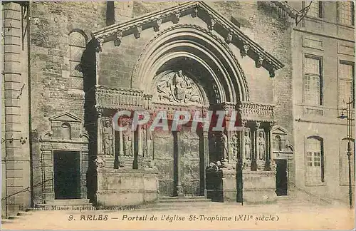 Cartes postales Arles Portail de l'Eglise St Trophime (XIIe Siecle)