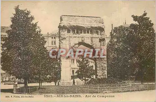 Cartes postales Aix les Bains Arc de Campanus