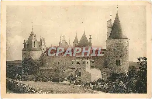Cartes postales Chateau de la Roche Pot Le Pont Levis Environs de Nolay (Cote d'Or)