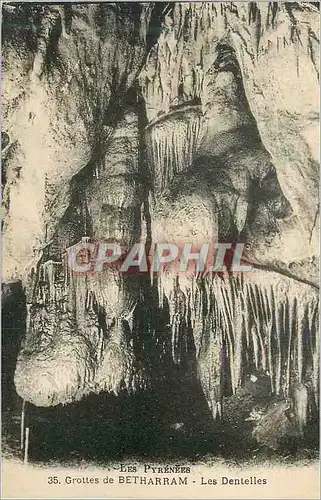 Cartes postales Grottes de Betharram Les Pyrenees Les Dentelles