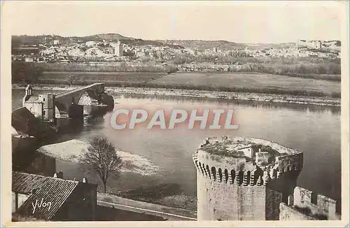 Cartes postales moderne Avignon (Vaucluse) La Douce France vue Panoramique sur Villeneuve les Avignon