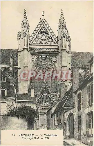 Ansichtskarte AK Auxerre La Cathedrale Transept Sud