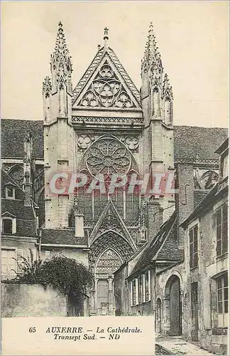 Cartes postales Auxerre La Cathedrale Transept Sud