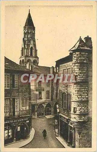 Cartes postales St Leonard (Hte V) Vieilles Maisons et la Tour Ronde