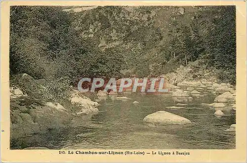 Cartes postales Le Chambon sur Lignon (Hte Loire) Le Lignon a Beaujeu