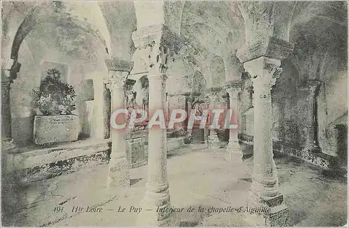 Ansichtskarte AK Hte Loire Le Puy Interieur de la Chapelle d'Aiguille