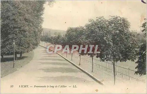 Cartes postales Vichy Promenade le Long de l'Allier