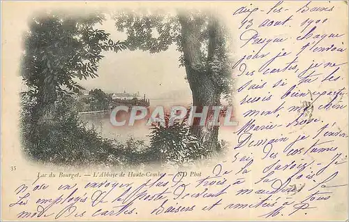 Ansichtskarte AK Lac du Bourget L'Abbaye de Haute Combe (carte 1900)