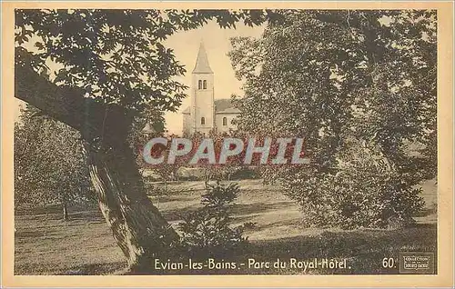 Cartes postales Evian les Bains Parc du Royal Hotel