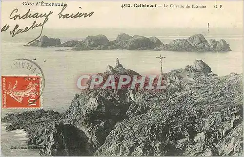 Cartes postales Rotheneuf Cote d'Emeraude Le Calvaire de l'Ermite