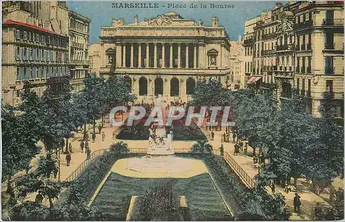 Cartes postales Marseille Place de la Bourse